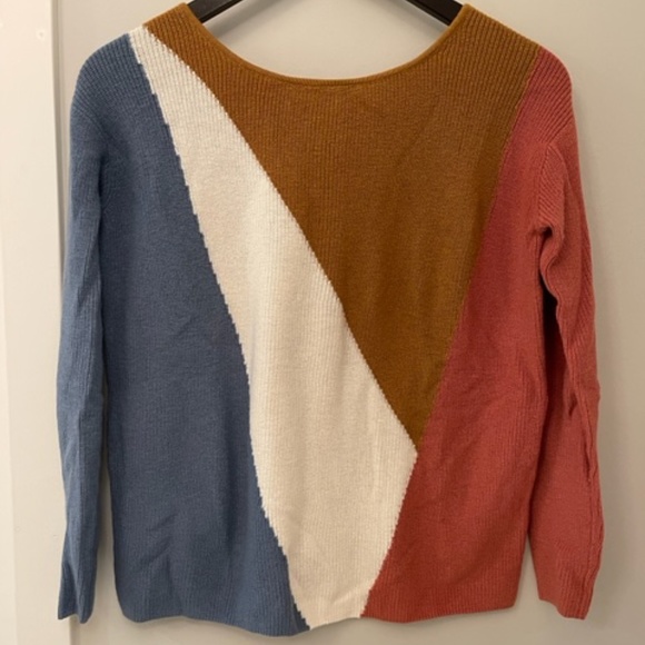 Sezane Multi-Color Button Back Sweater - Picture 1 of 3